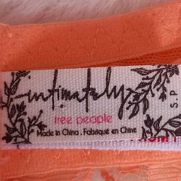 Free people peach halter neck crop top size s size 8 - Picture 3 of 5